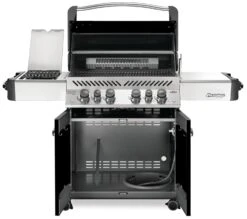 Napoleon Prestige 500 Gasgrill, Schwarz - Mit Safety Glow - Modell 2023 - SMART Deal Inkl. Grillfürst Grill Control -Napoleon Zubehör Verkäufe Napoleon Prestige 500 Gasgrill schwarz open