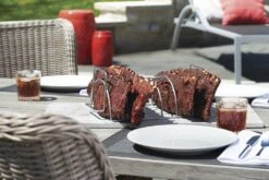 Napoleon 3 In 1 Bratenkorb / Geflügelhalter / Spareribs Halter -Napoleon Zubehör Verkäufe napoleon spare rib halter anwendung 56019